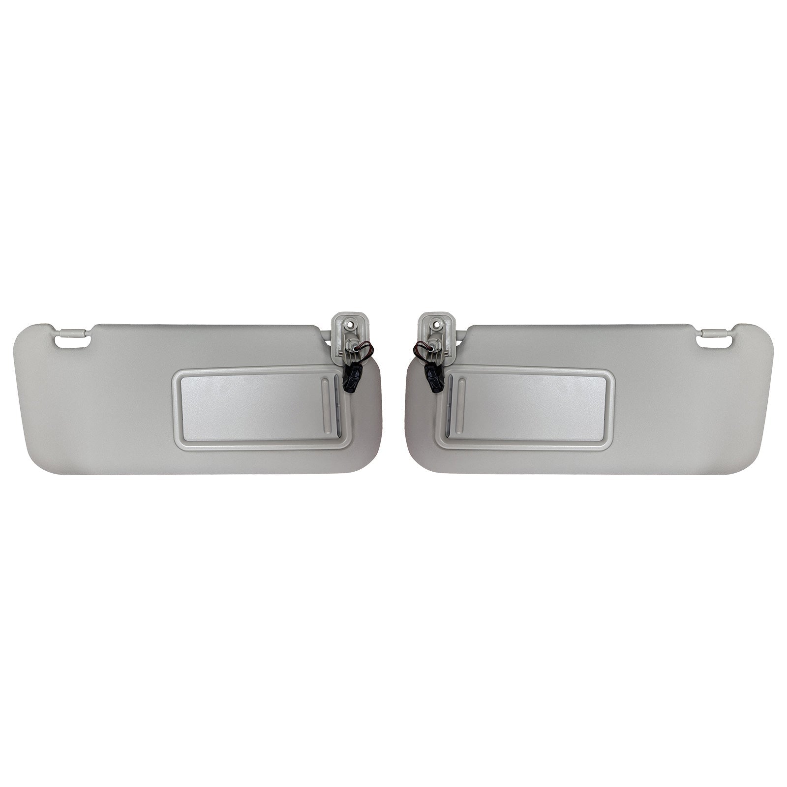 2x Sun Visors Right & Left With Light Suitable For Mazda 3 2010 - 2013 BBM369270C75 - Frazy's Auto Parts