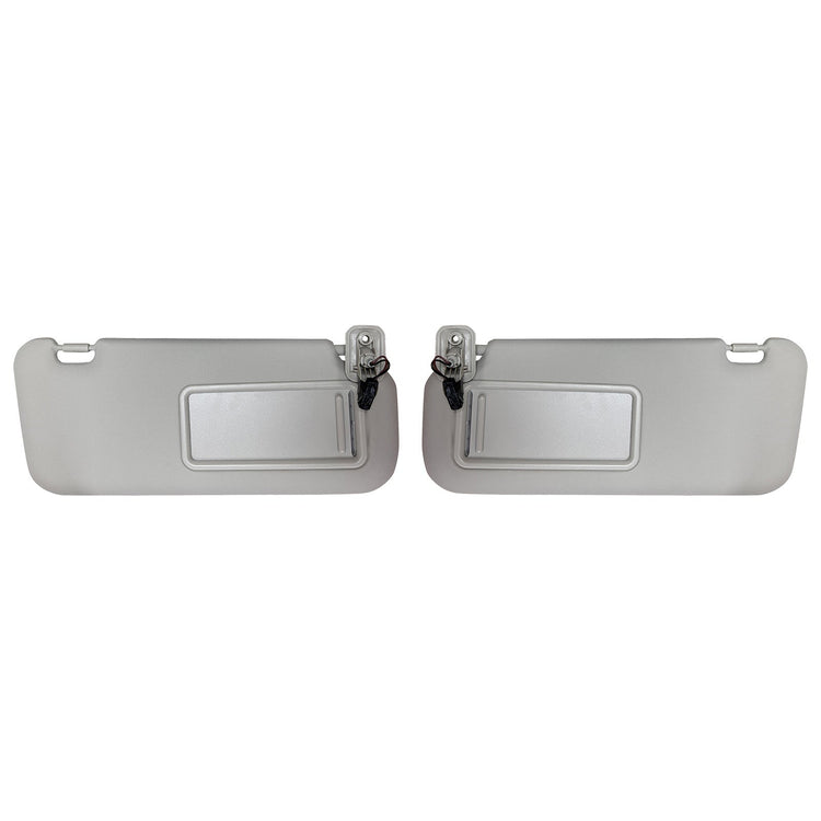 2x Sun Visors Right & Left With Light Suitable For Mazda 3 2010 - 2013 BBM369270C75 - Frazy's Auto Parts