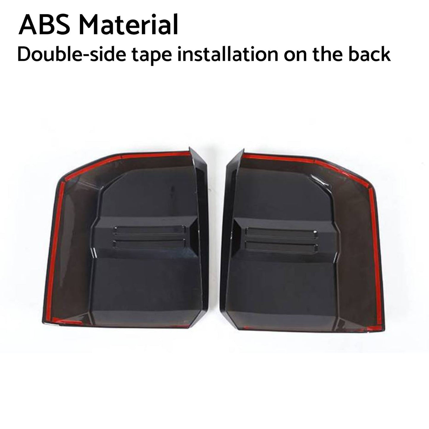 2X Tail Light Lamp Cover Trim Suitable For Toyota Land Cruiser Prado LC250 2024 - Frazy's Auto Parts