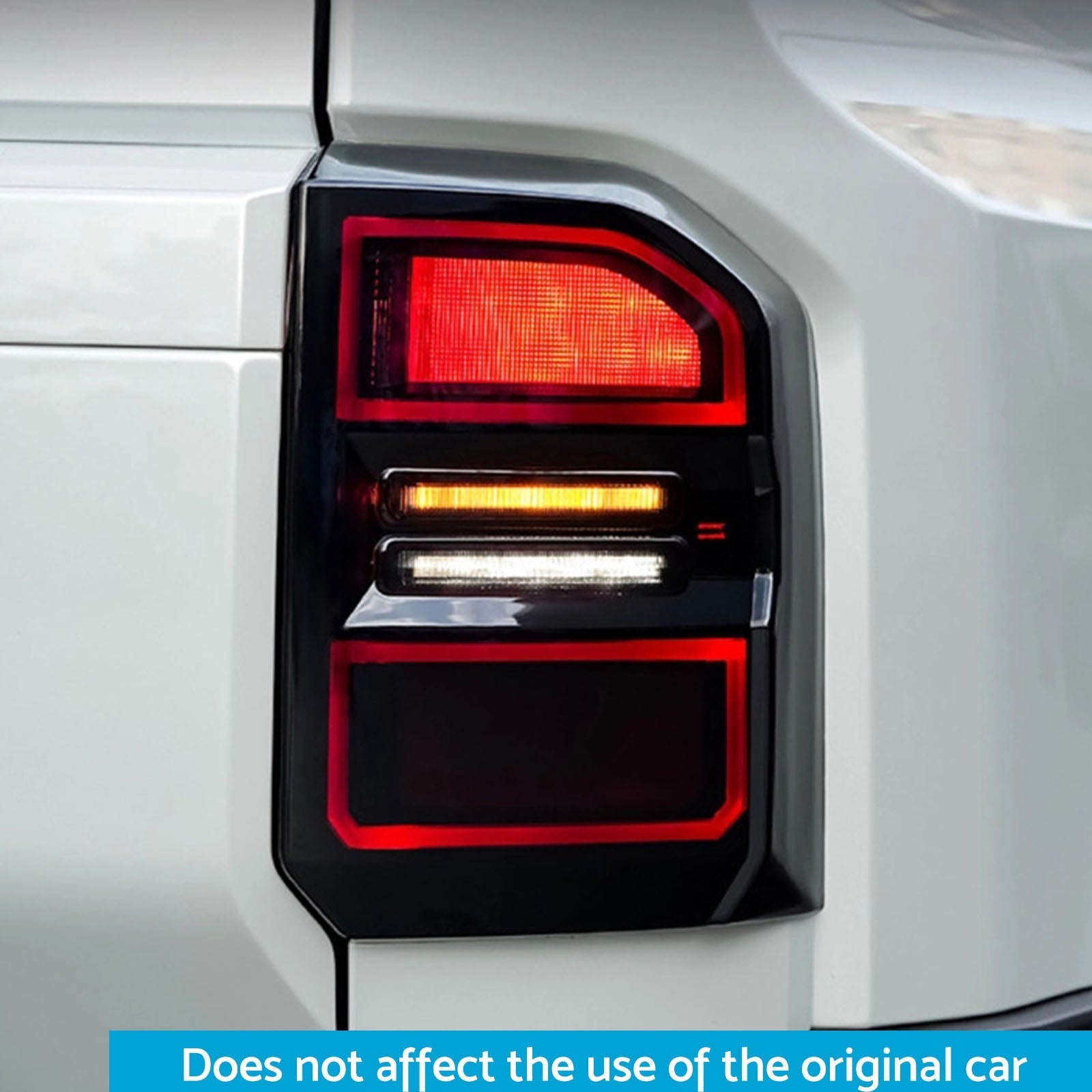 2X Tail Light Lamp Cover Trim Suitable For Toyota Land Cruiser Prado LC250 2024 - Frazy's Auto Parts