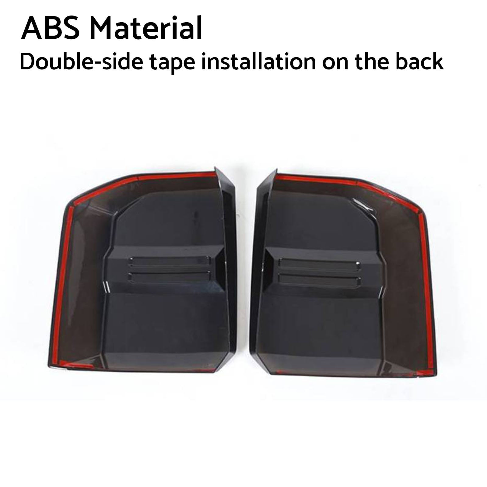2X Tail Light Lamp Cover Trim Suitable For Toyota Land Cruiser Prado LC250 2024 - Frazy's Auto Parts