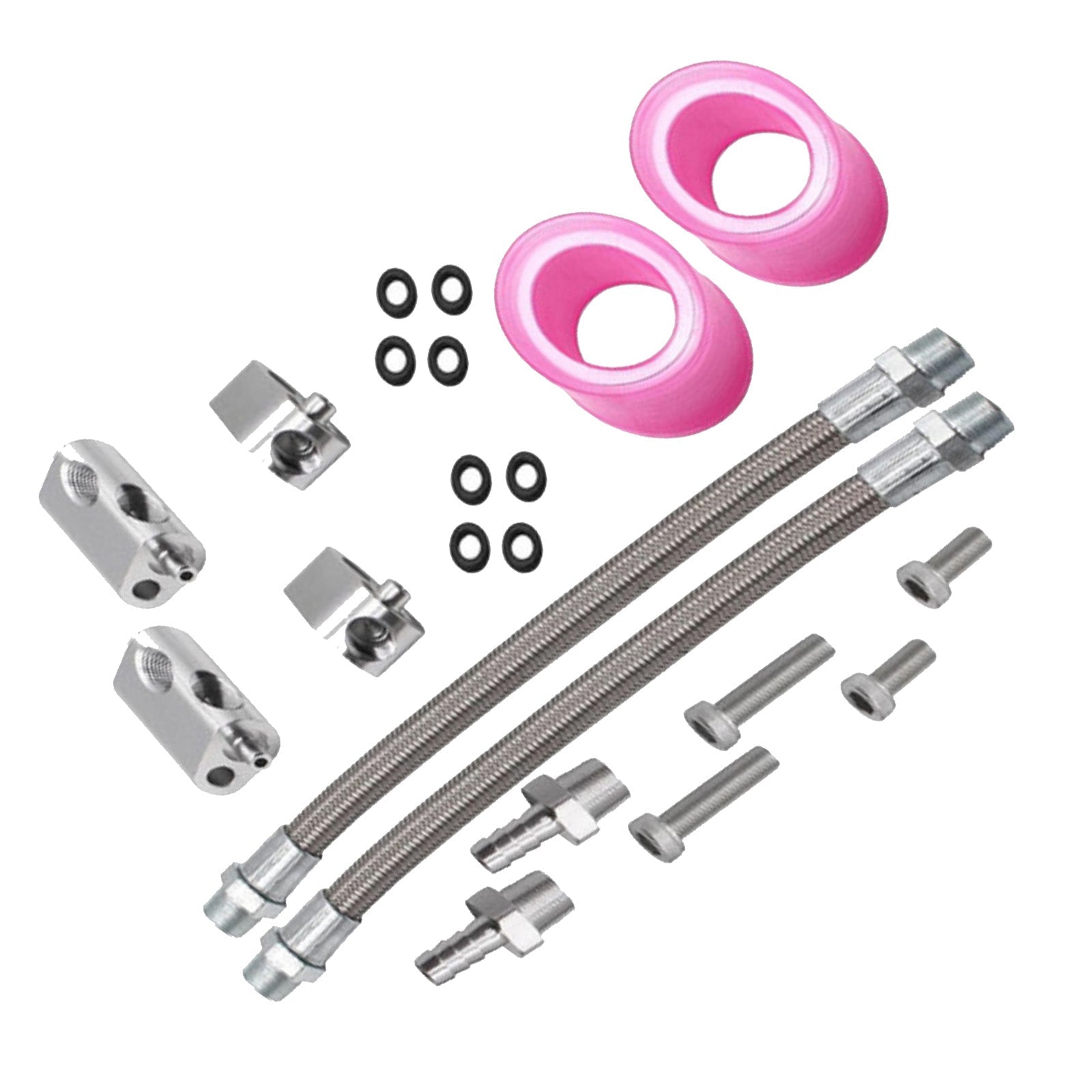 2x Throttle Body Bypass Hose Kits Suitable For GM LS Series LS1 LSX LM7 LR4 LQ4 - Frazy's Auto Parts