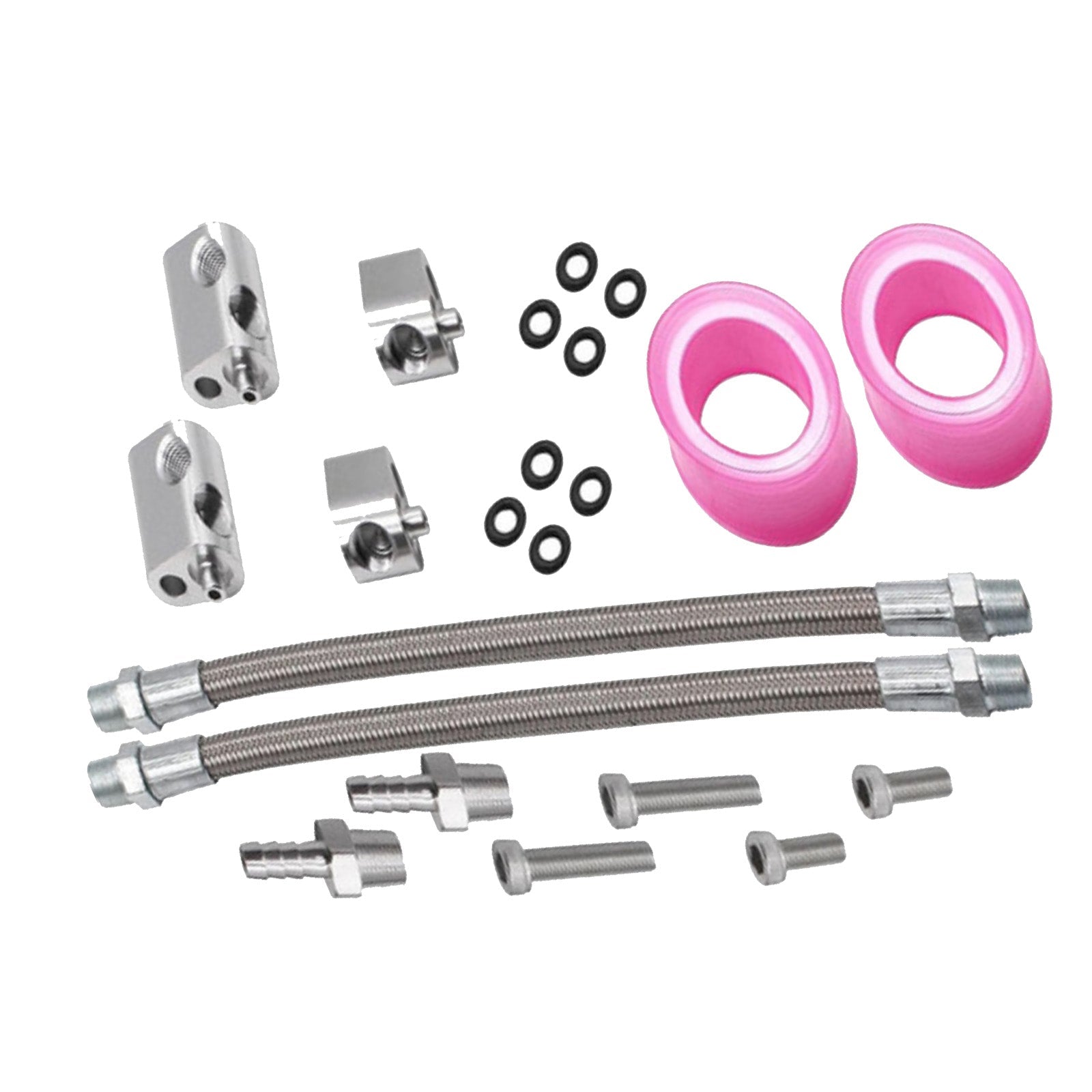 2x Throttle Body Bypass Hose Kits Suitable For GM LS Series LS1 LSX LM7 LR4 LQ4 - Frazy's Auto Parts