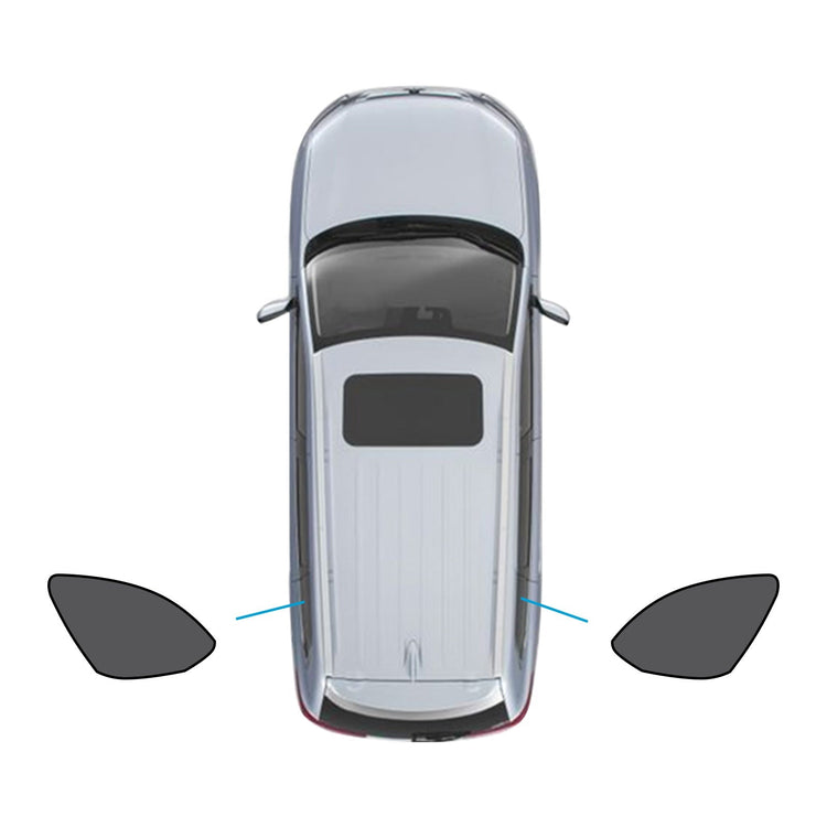 2x Triangular Car Window Sun Shades Suitable For Mazda CX - 9 2016 - 2025 UV Protection - Frazy's Auto Parts