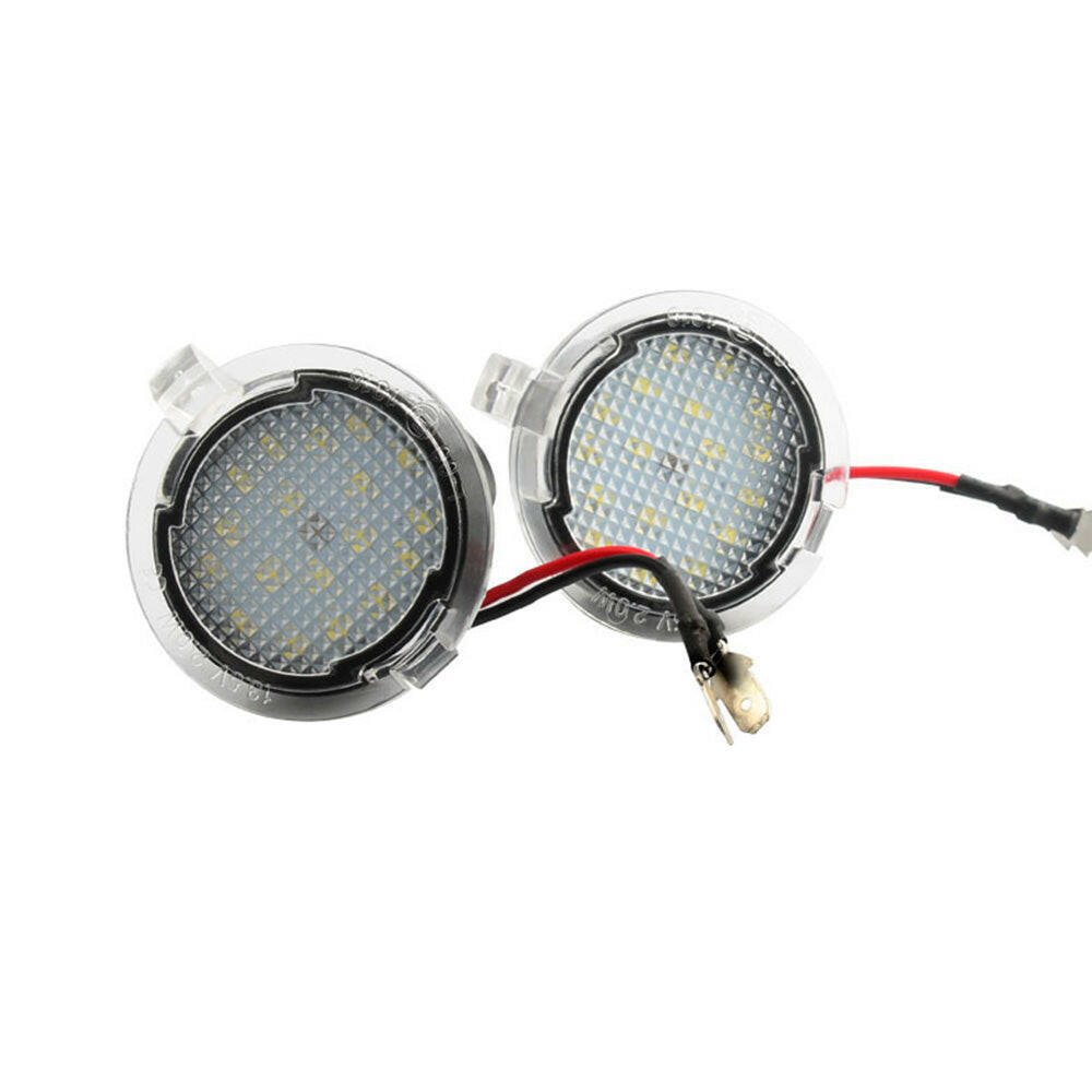 2X Under Mirror 6000K LED Light Puddle Lamps Suitable for Ford Ranger PX2 PX3 - Frazy's Auto Parts