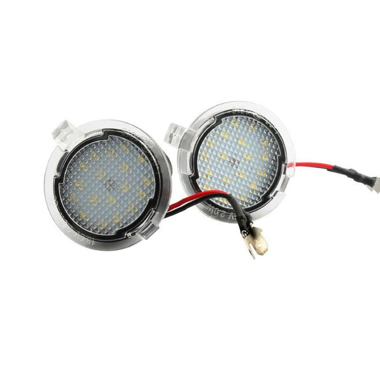 2X Under Mirror 6000K LED Light Puddle Lamps Suitable for Ford Ranger PX2 PX3 - Frazy's Auto Parts