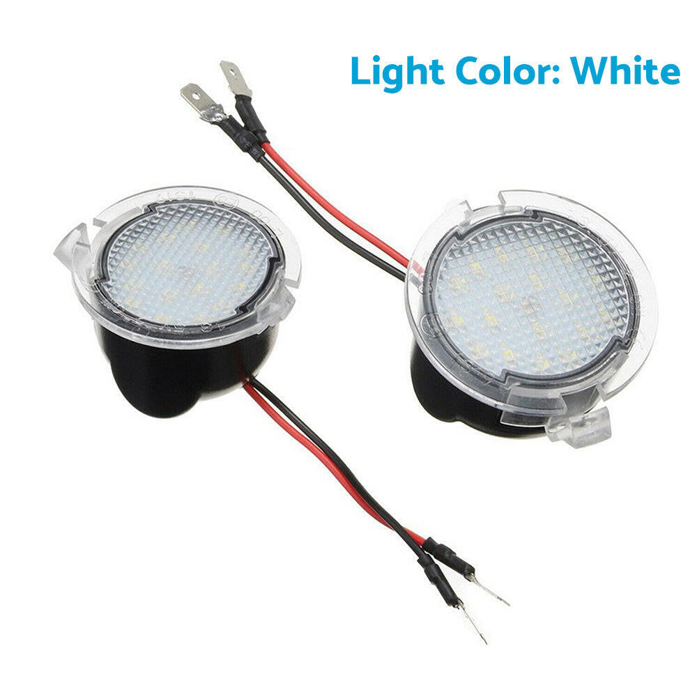 2X Under Mirror 6000K LED Light Puddle Lamps Suitable for Ford Ranger PX2 PX3 - Frazy's Auto Parts