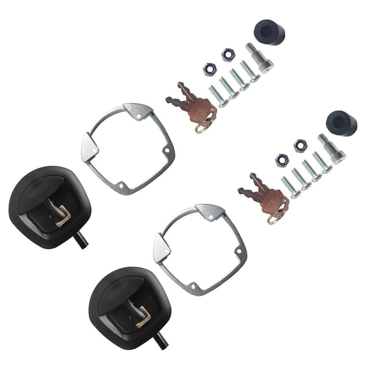 2x Whale Tail T Handle Compression Lock Latch Suitable For Ute Canopy Trailer Toolbox - Frazy's Auto Parts