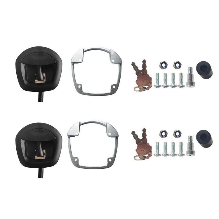 2x Whale Tail T Handle Compression Lock Latch Suitable For Ute Canopy Trailer Toolbox - Frazy's Auto Parts