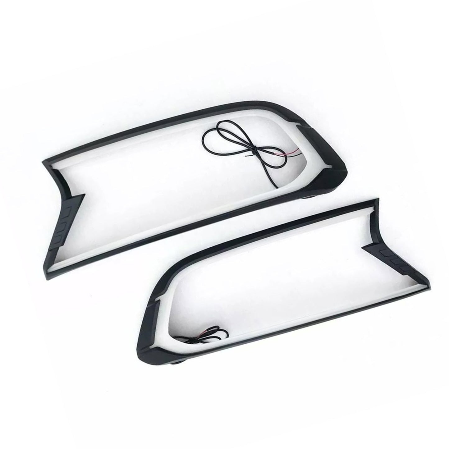 2x White Led Headlight Covers Suitable For Ford Ranger Wildtrak 2015 - 2020 - Frazy's Auto Parts