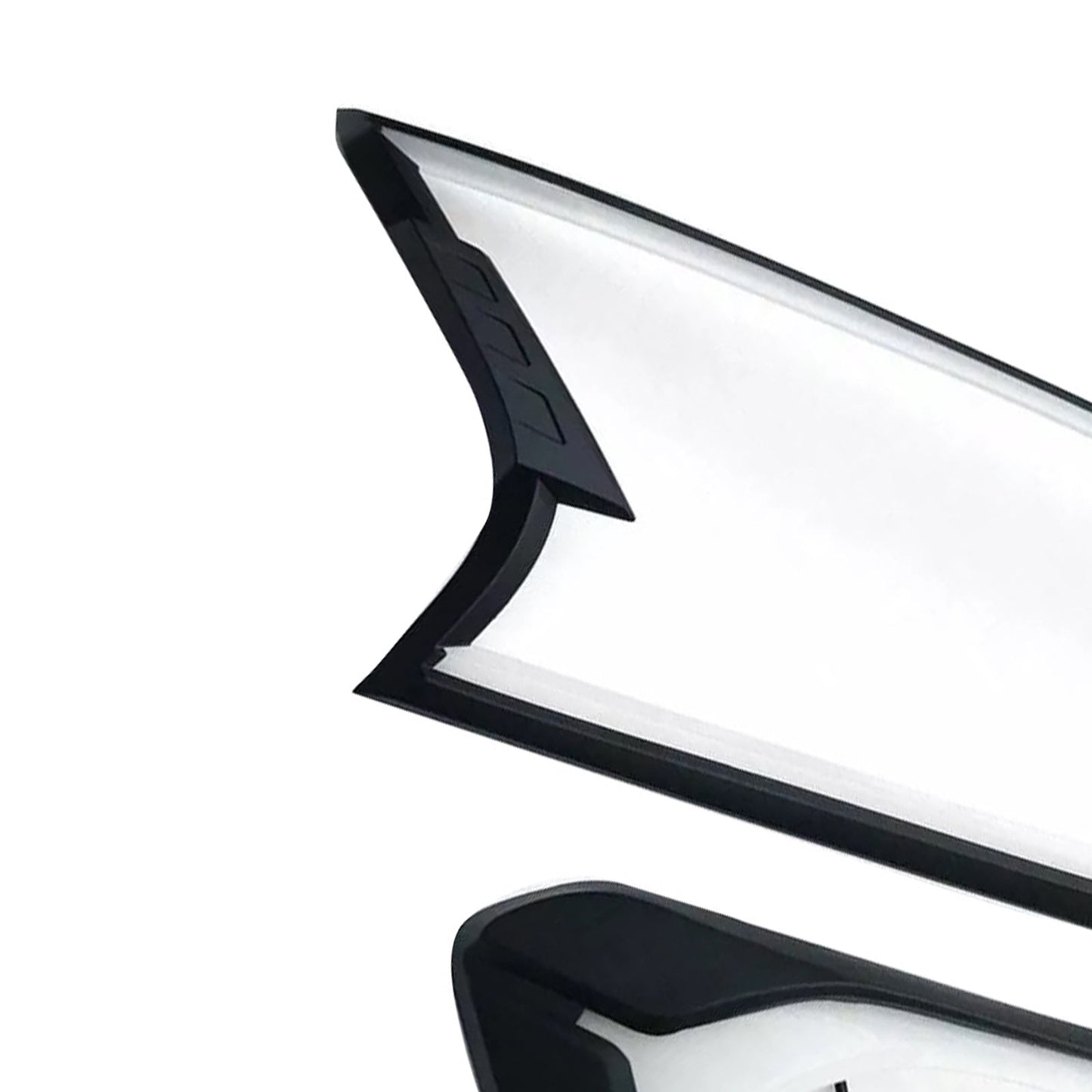 2x White Led Headlight Covers Suitable For Ford Ranger Wildtrak 2015 - 2020 - Frazy's Auto Parts