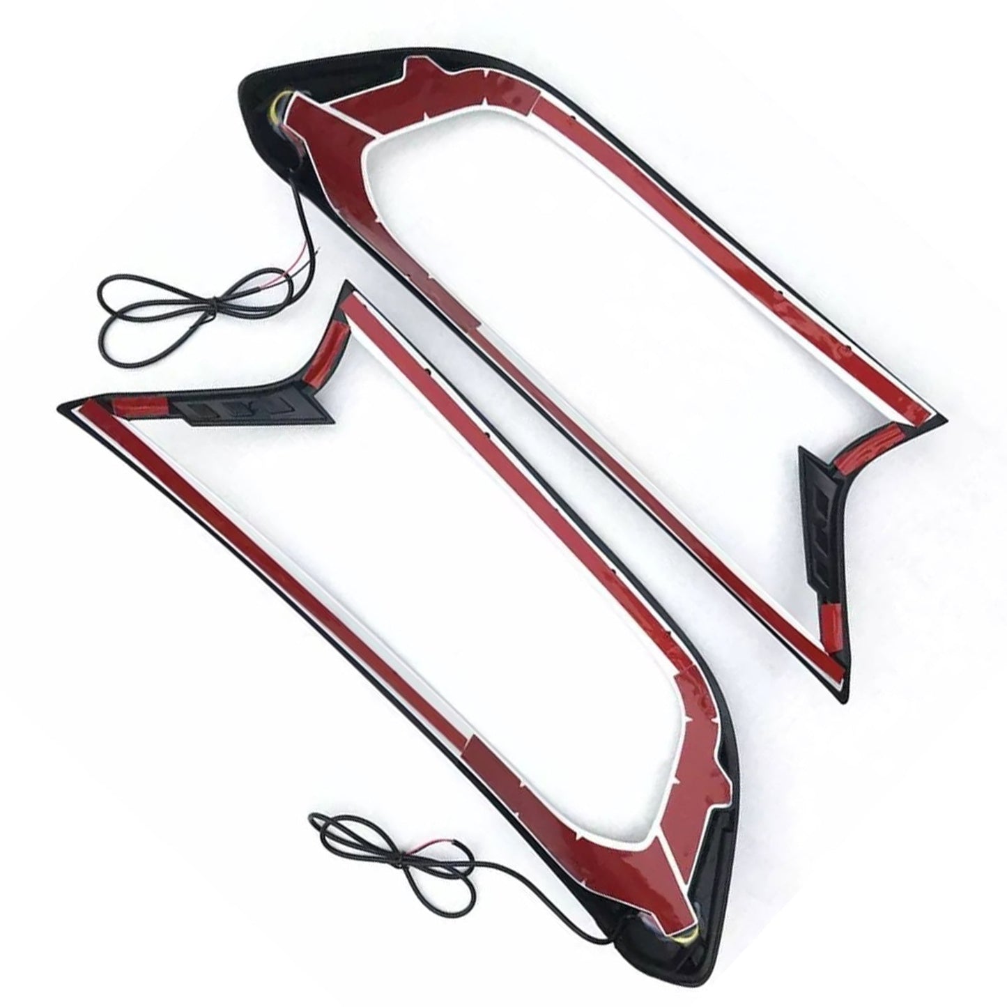 2x White Led Headlight Covers Suitable For Ford Ranger Wildtrak 2015 - 2020 - Frazy's Auto Parts