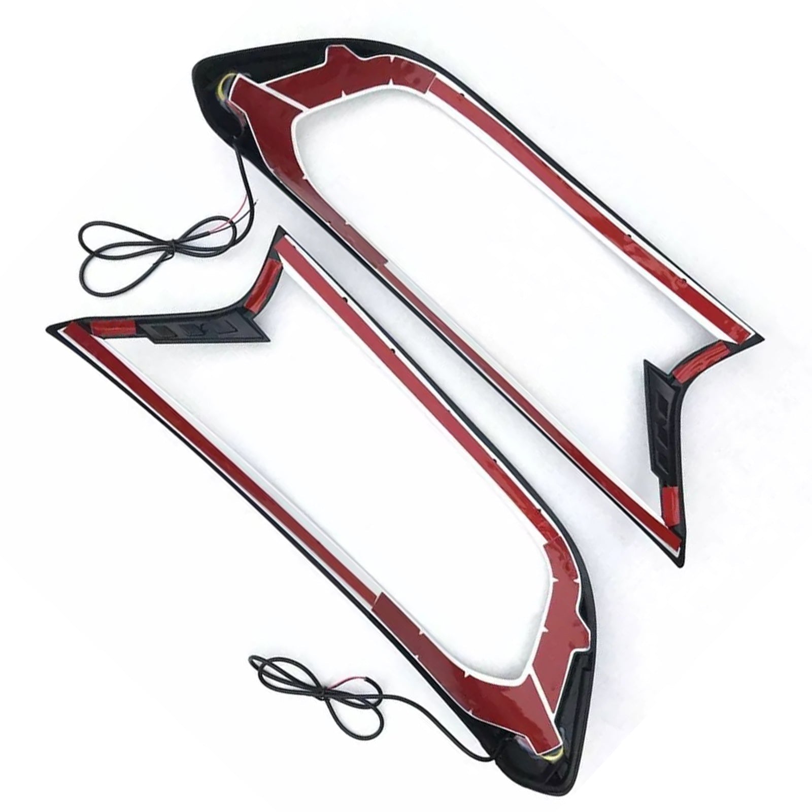 2x White Led Headlight Covers Suitable For Ford Ranger Wildtrak 2015 - 2020 - Frazy's Auto Parts