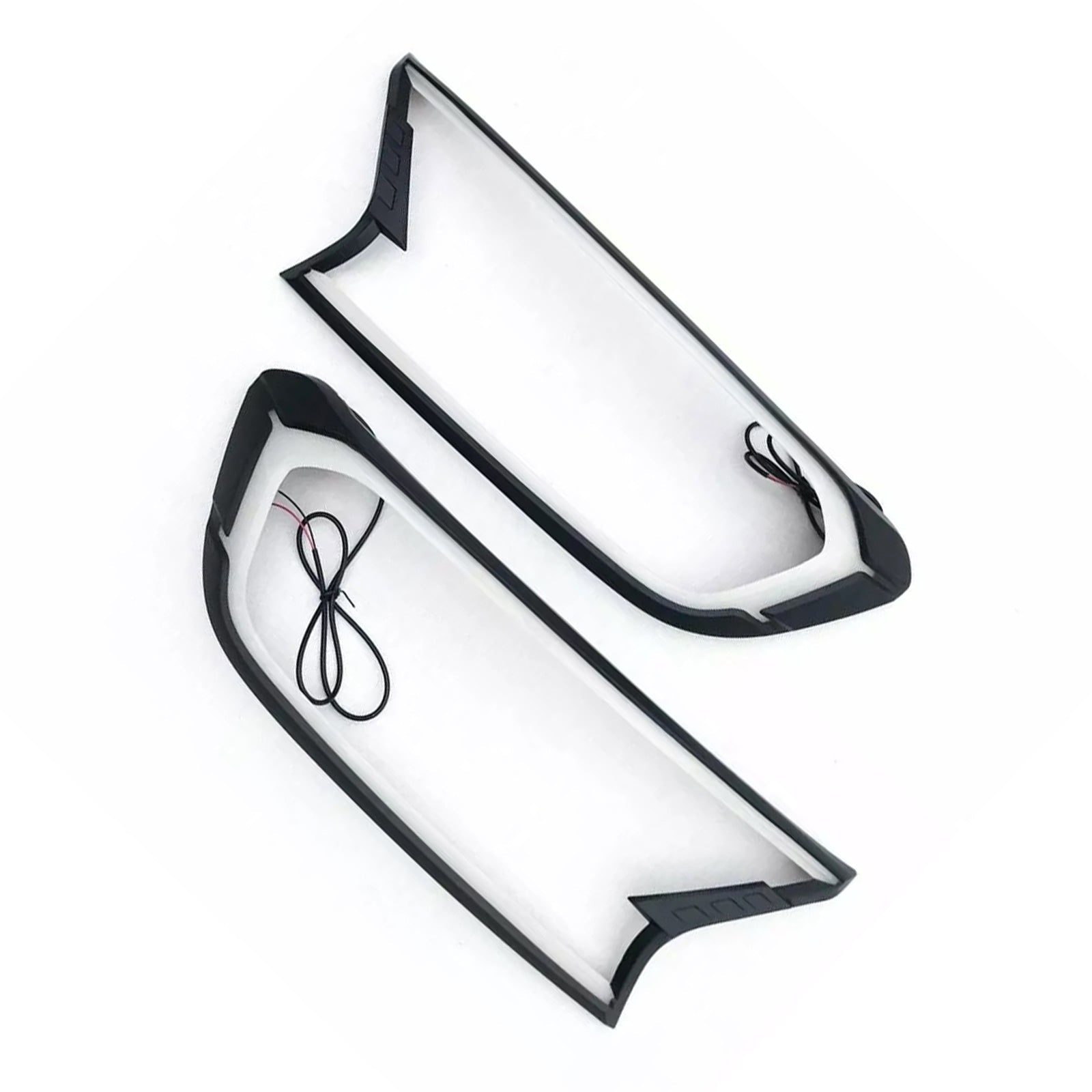 2x White Led Headlight Covers Suitable For Ford Ranger Wildtrak 2015 - 2020 - Frazy's Auto Parts