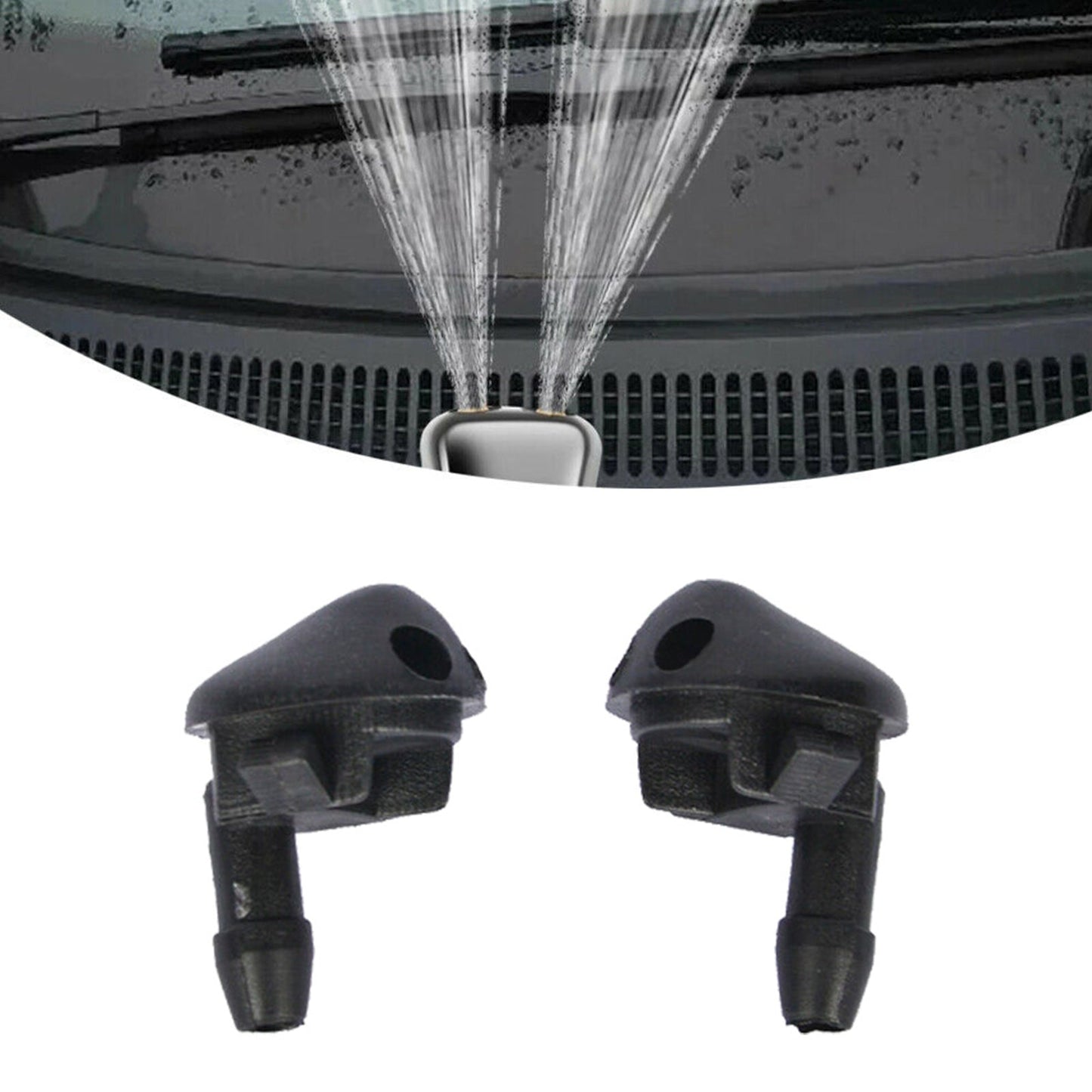 2x Windscreen Washer Jet Nozzle Suitable For Holden Commodore VR VT VX VY VZ 1993–2007 - Frazy's Auto Parts