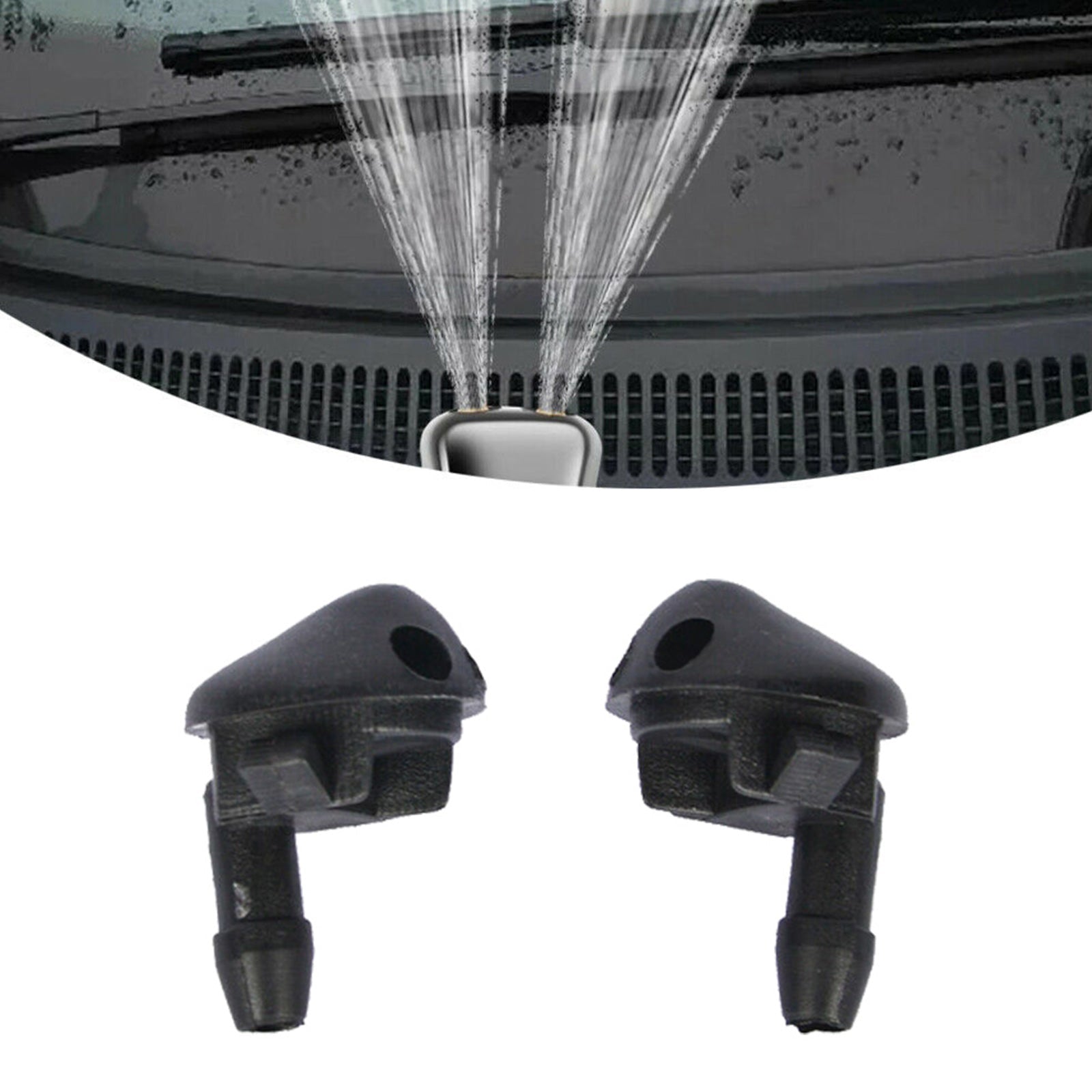 2x Windscreen Washer Jet Nozzle Suitable For Holden Commodore VR VT VX VY VZ 1993–2007 - Frazy's Auto Parts