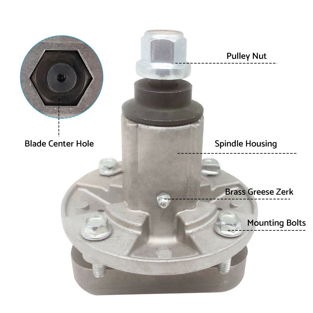2xSpindle Assembly Suitable For John Deere Models L100 L107 L110 GY20050 GY20785 - Frazy's Auto Parts