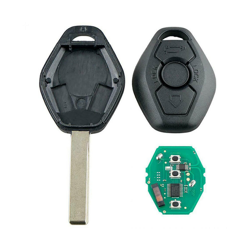 3 Buttons 315MHz Remote Car Key With Chip ID46 - 7953 Suitable For BMW 3 Series 5 Series X3 X5 CAS2 - Frazy's Auto Parts