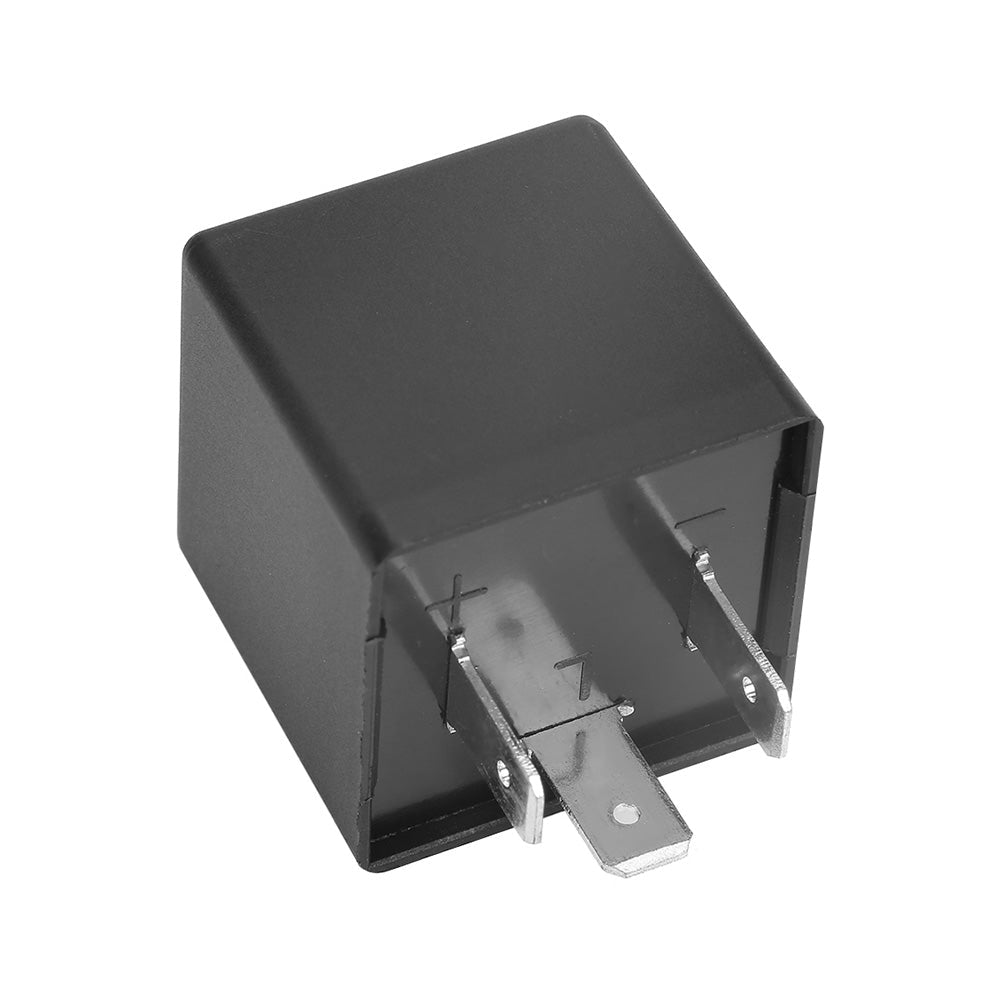 3 Pin LED Flasher Relay Unit 12V Suitable For Blinker Indicator Flash Positive Right Side - Frazy's Auto Parts