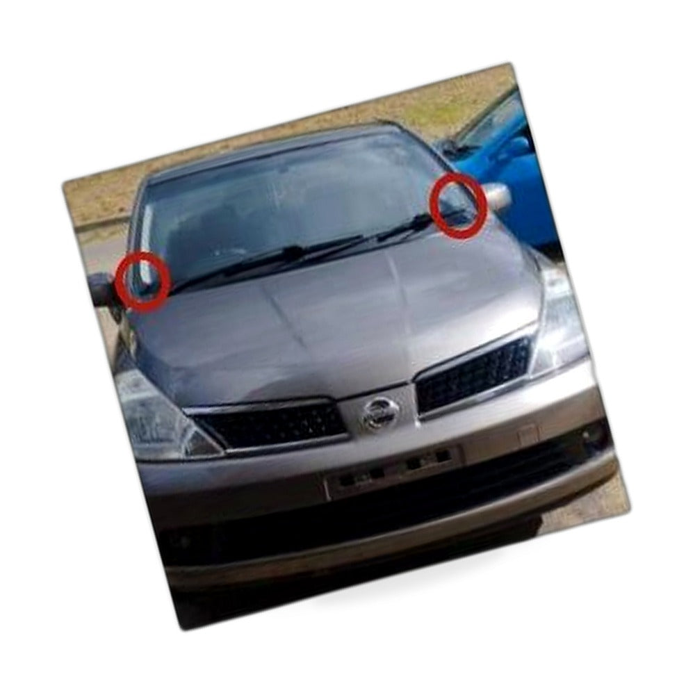 RHD Windshield Wiper Deflector Suitable for Nissan Tiida Venucia D50 R50 Versa-2
