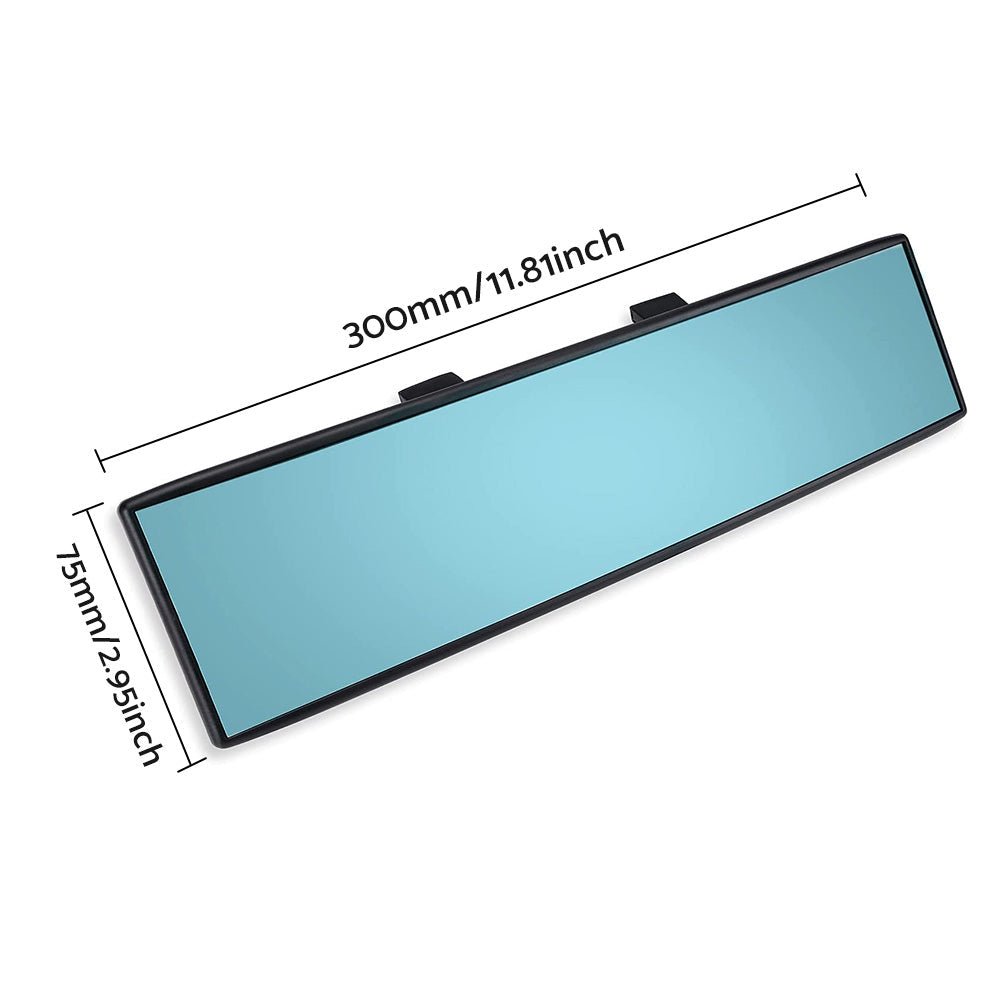 300mm Car Rear View Mirror Large Vision Convex Clear Lens Wide Angle Anti - Glare - Frazy's Auto Parts
