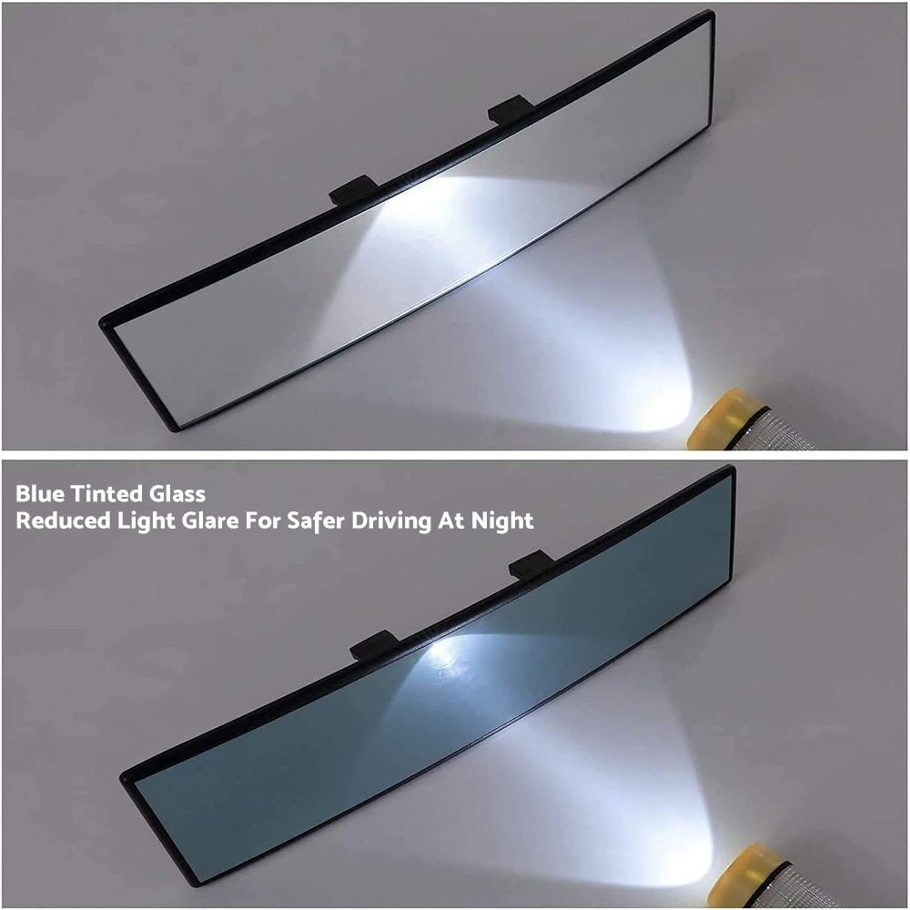 300mm Car Rear View Mirror Large Vision Convex Clear Lens Wide Angle Anti - Glare - Frazy's Auto Parts
