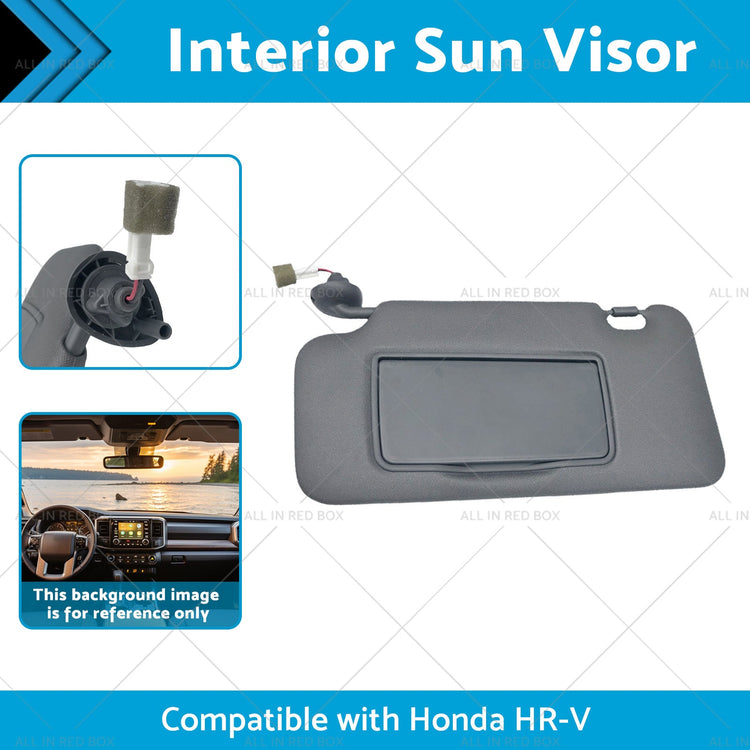 Driver Side Interior Sun Visor Suitable for 2016-2022 83280-T7W-A12ZA Honda HR-V-1