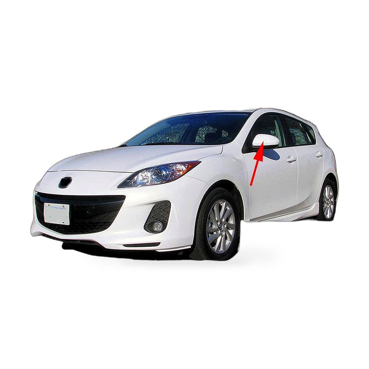 Side Mirror Cover Rearview Mirror Housing Suitable for Mazda 3 BL 2009-2013-0