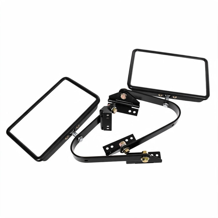Door Mirror Head and Arm Set Texture Black LH RH Suitable for Universal Truck-2