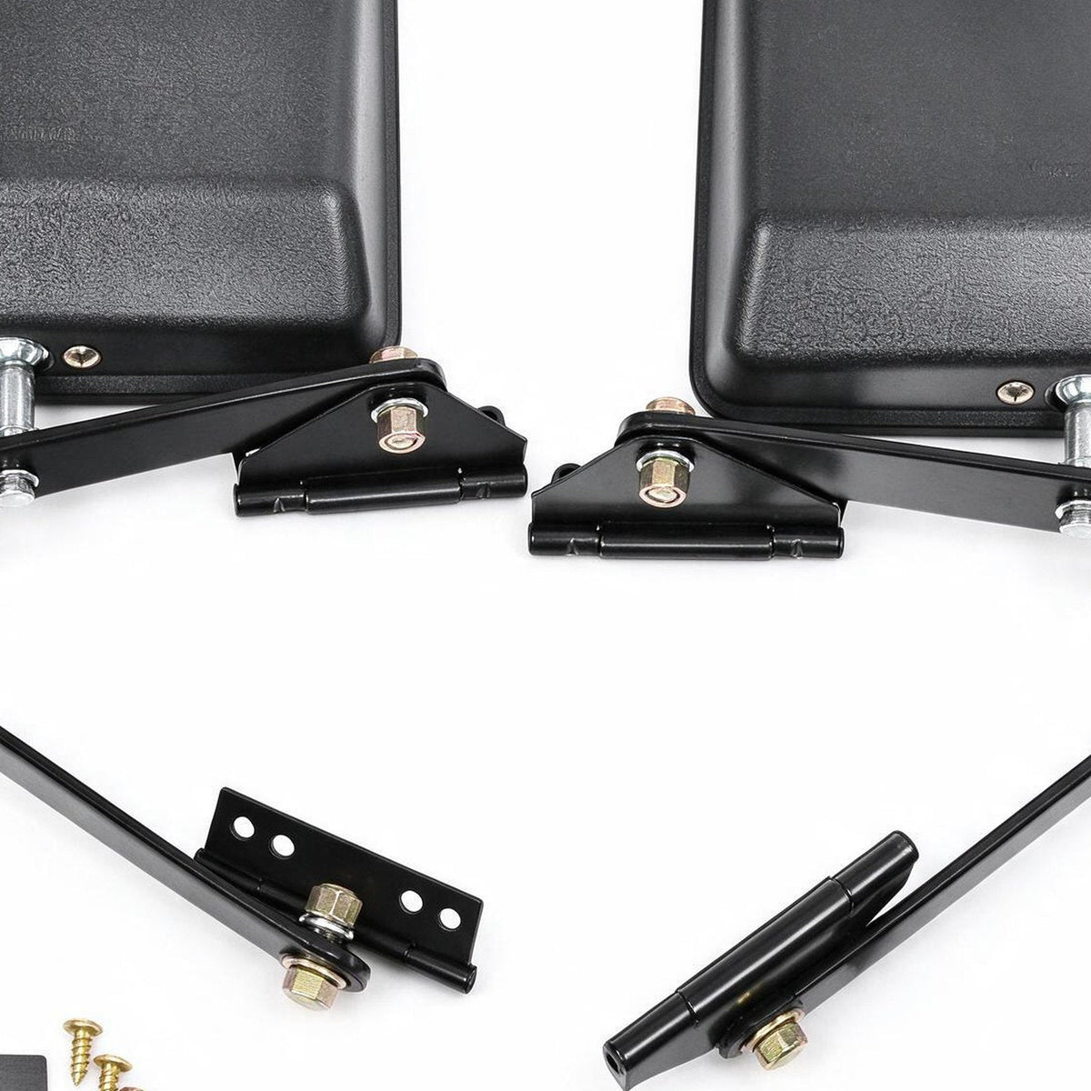 Door Mirror Head and Arm Set Texture Black LH RH Suitable for Universal Truck-3
