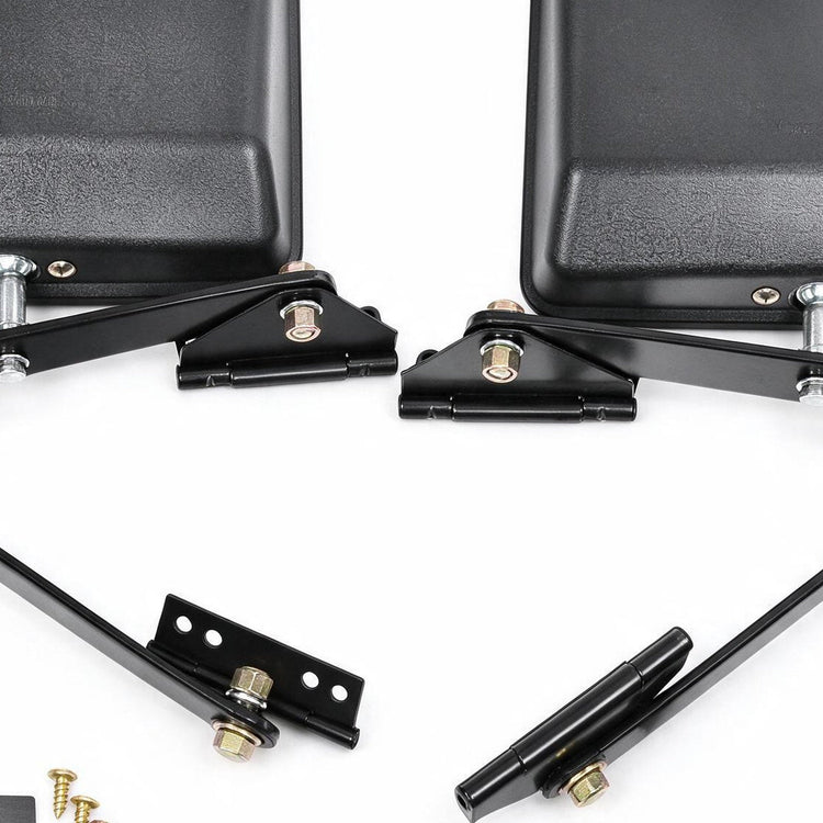 Door Mirror Head and Arm Set Texture Black LH RH Suitable for Universal Truck-3