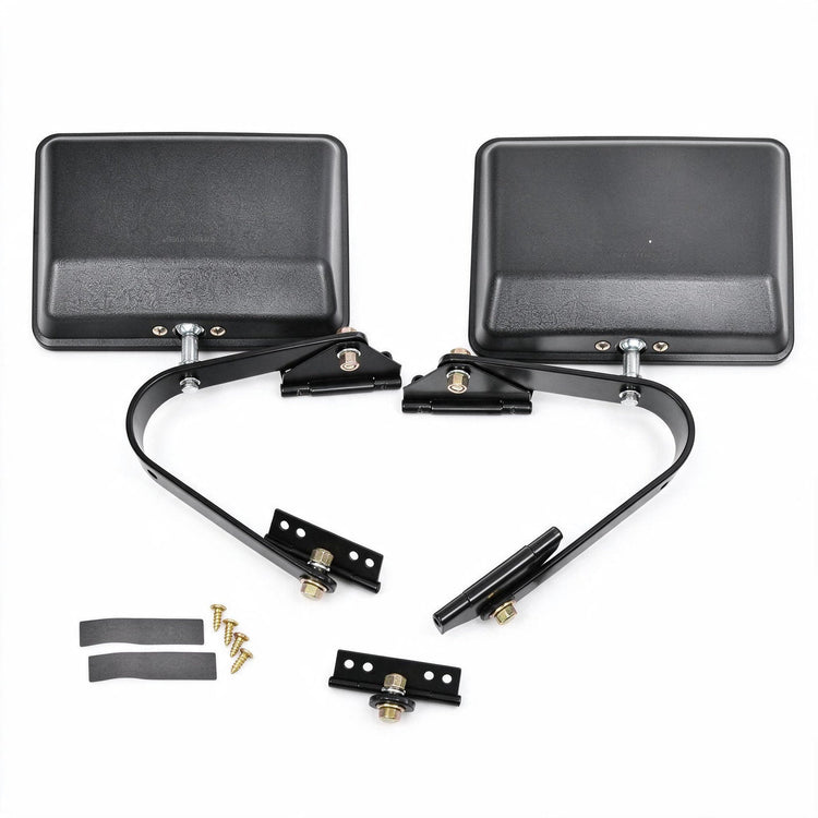 Door Mirror Head and Arm Set Texture Black LH RH Suitable for Universal Truck-0