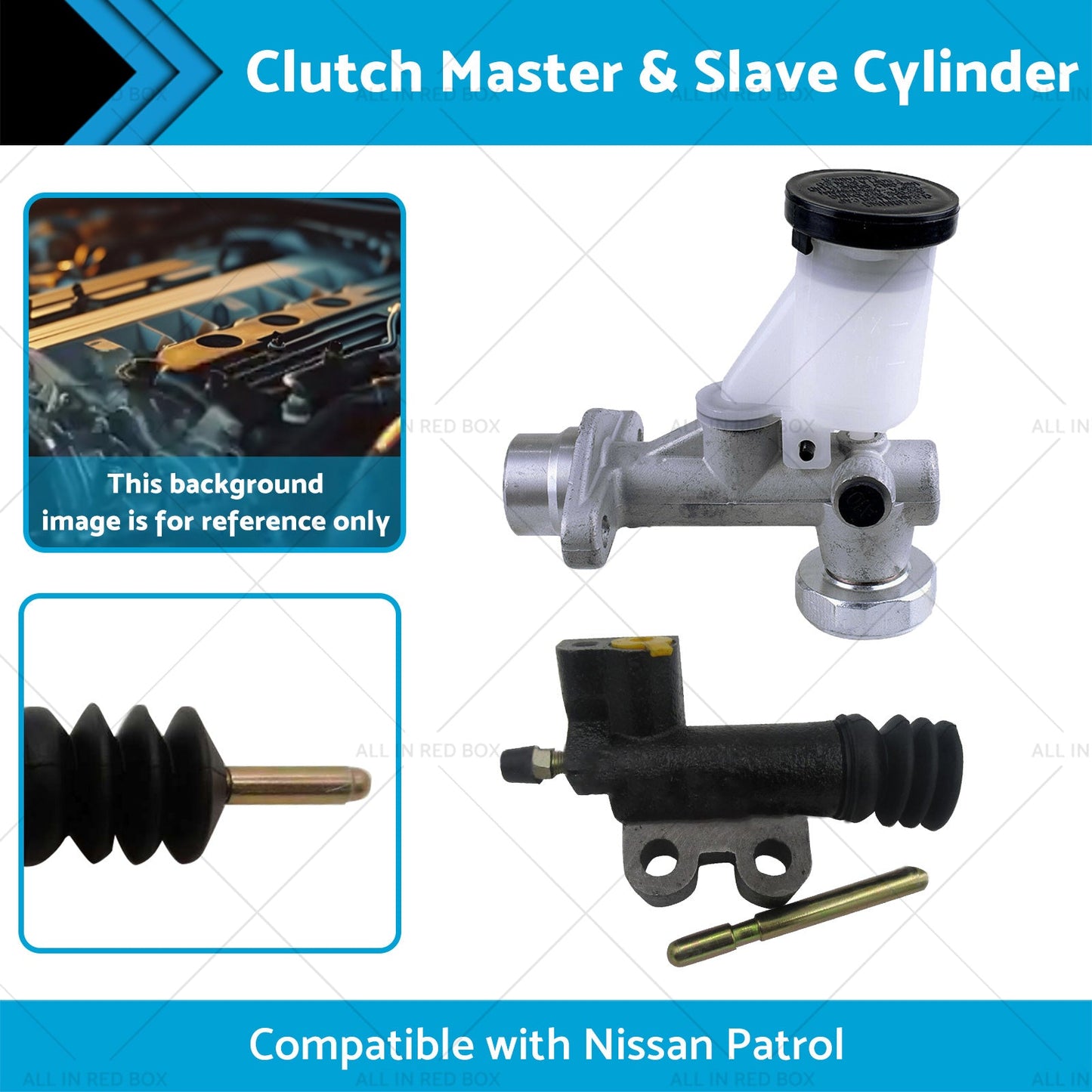 Clutch Slave, Master, and Booster Cylinder Suitable For Nissan Patrol GU Y61 4.2L-1
