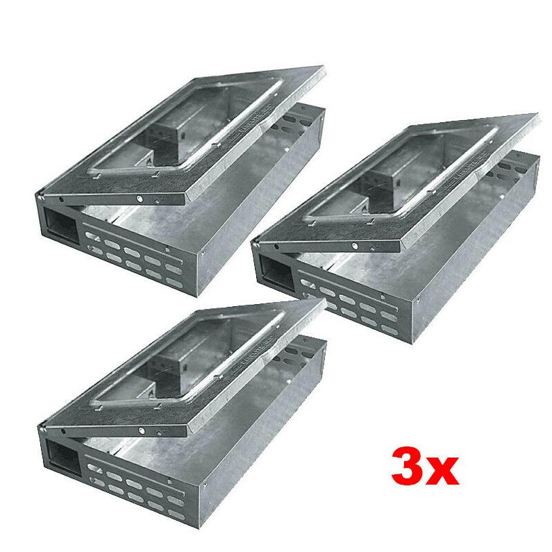 Multi Live Catch Mouse Humane Safe Self Catching Metal Trap Mice Reusable 1X-5