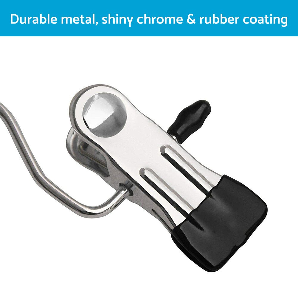 30PCS Single Clips Metal Hook Pins Scarf Belt Shoe Boots Hanger Portable Pegs - Frazy's Auto Parts