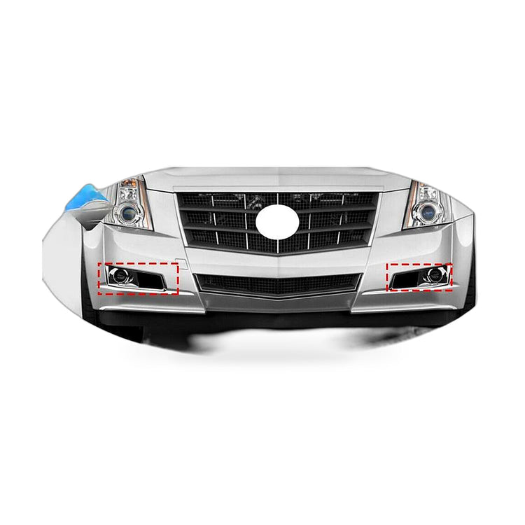 Fog Light Cover Grille Suitable for Cadillac CTS 2011-2014 Chrome Left 15904574-0