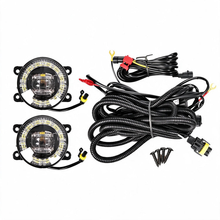 LED Fog Light Halo Ring Set LH RH Suitable for Chevrolet Cruze Ford Fiesta Focus-1