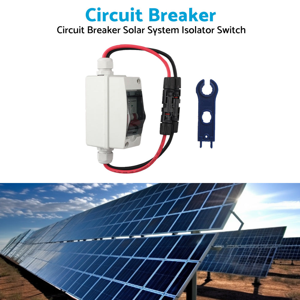 PV Isolator Switch DC 500V 32A IP65 Disconnect Circuit Breaker Suitable for Solar-Panels-2