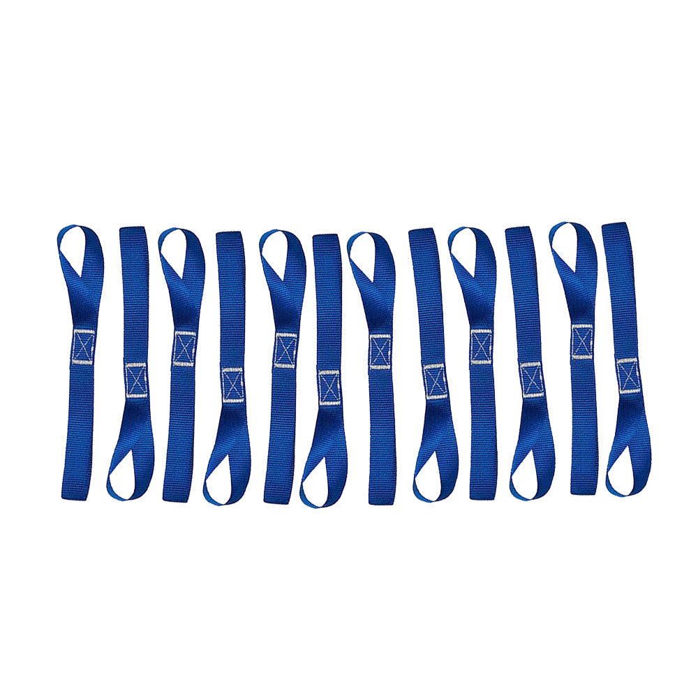 12x Soft Loop Tie Down Lashing Straps Heavy Duty Suitable For Motorcycle & Dirt Bike-0