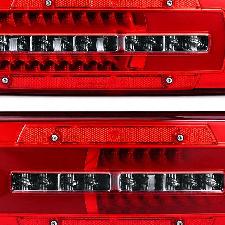 Full LED Tail Light Assembly Set Suitable for Universal Truck 24V LH RH-3