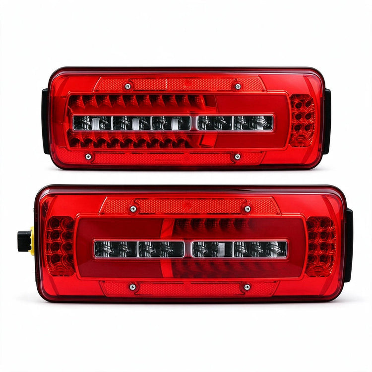 Full LED Tail Light Assembly Set Suitable for Universal Truck 24V LH RH-0
