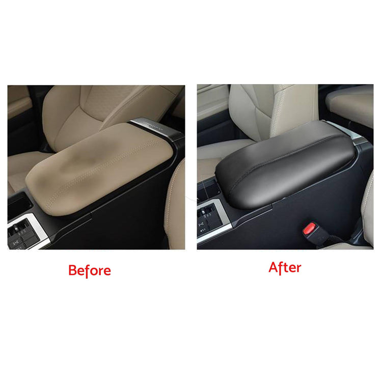 Leather Center Armrest Cover Trim Suitable For Toyota Prado LC250 2024-2025 RHD-4