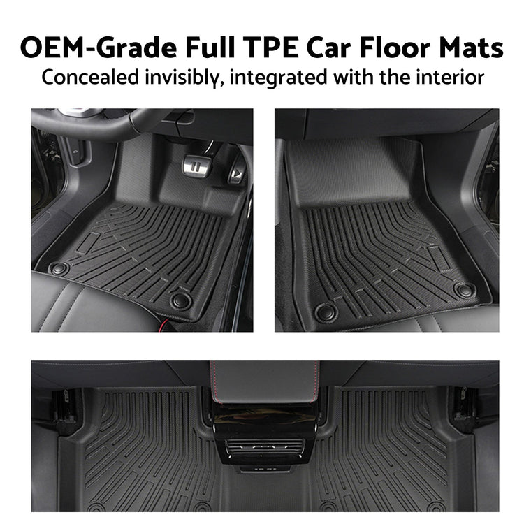 Floor Boot Frunk Mat Set 3D All-Weather Suitable For Model Y 2025-On Juniper RHD-4