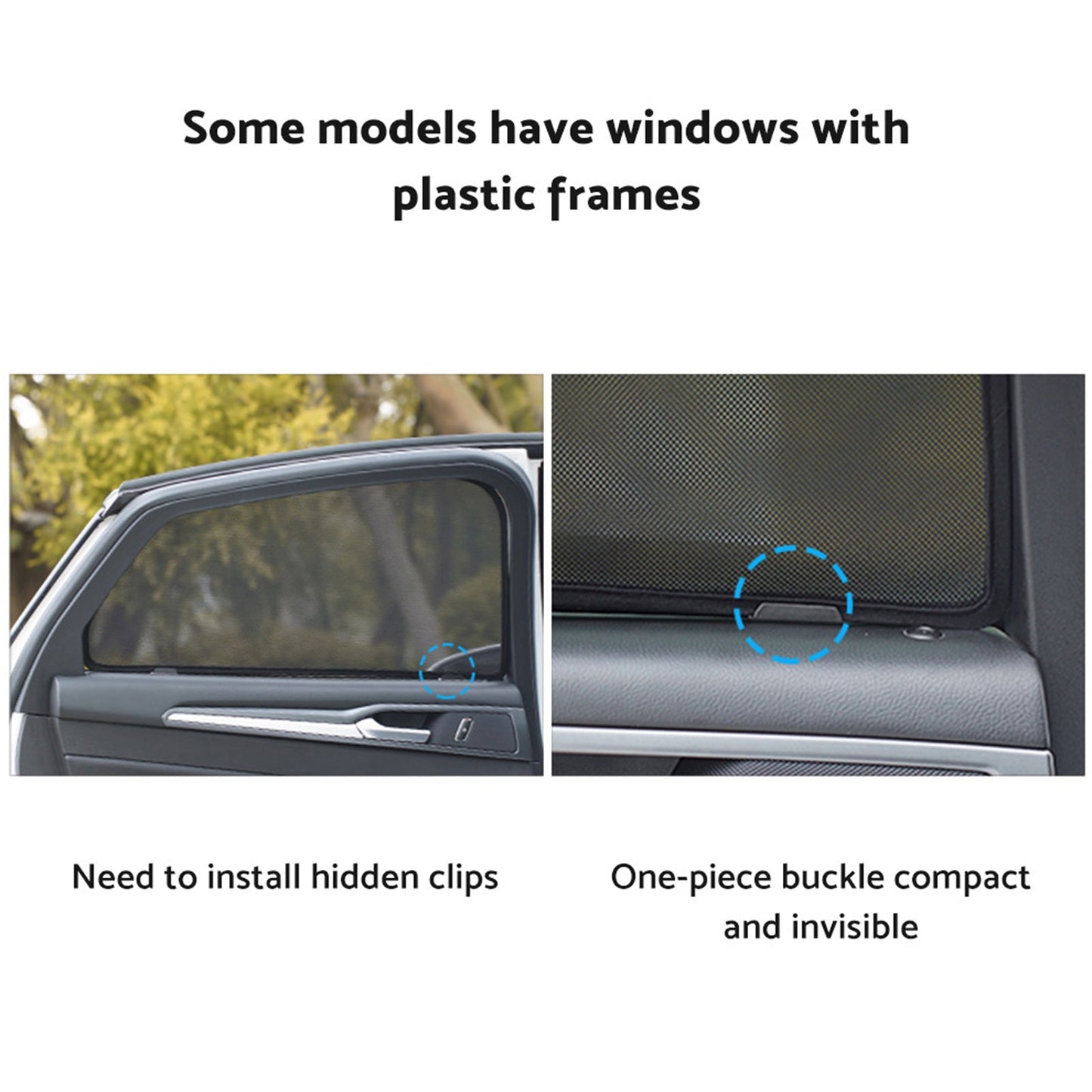 Front & Rear Magnetic Sun Shade Mesh Blind Suitable For LDV T60 Ute 2017-2024 UVB Protection-3
