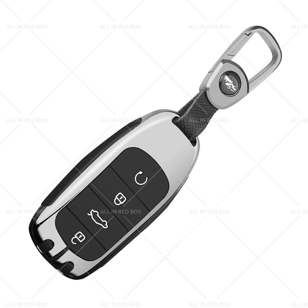 Zinc Alloy Remote Key Fob Case Cover Shell Black Suitable For Chery Omoda 5-3