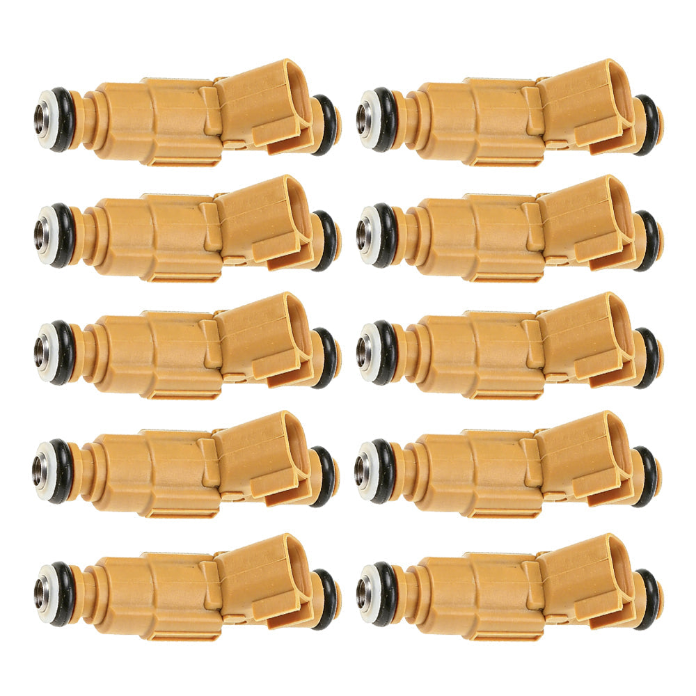 10x Fuel Injector Suitable For Ford E-350 F-250 F-350 F-450 F-550 F53 6.8L V10-1