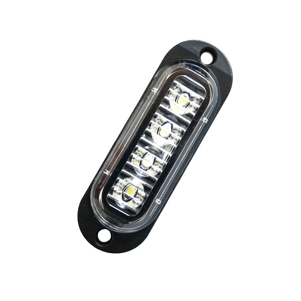 White 4LED Clearance Side Marker Light Suitable For Truck, Trailer & Caravan-3
