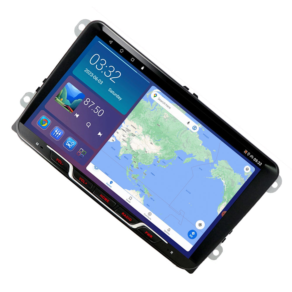 9 inch CarPlay Android 13 Head Unit Suitable for Volkswagen Polo 2010–2014-2