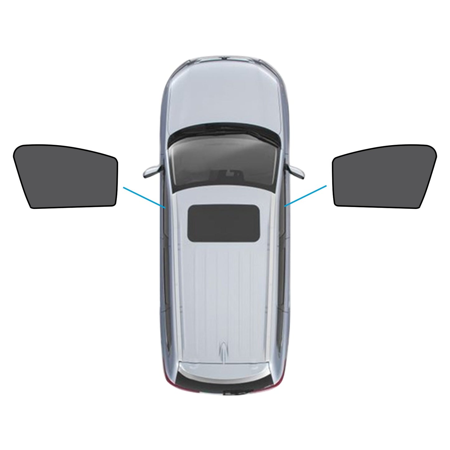 Car Window Magnetic Mesh Sun Blind Shades Suitable for MG4 2023-2025-2