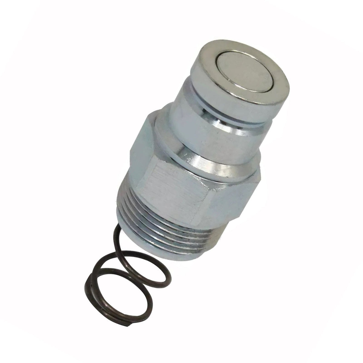 3/8in Hydraulic Male Drain Line Flat Face Quick Coupler Suitable For Bobcat 7246798-1